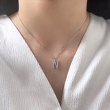 Initial Necklace 925 Silver