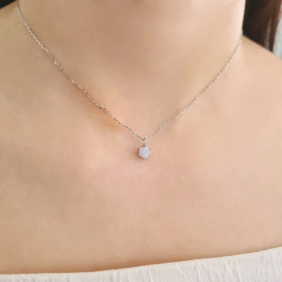 Birthstone Necklace 925 Silver