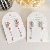 Anna Flower Dangling Earrings 925 SIlver